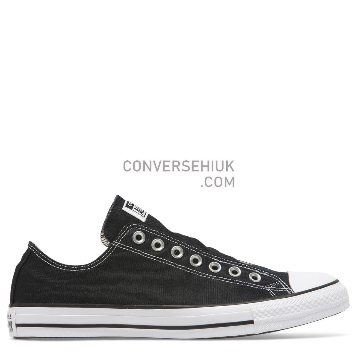 Converse Chuck Taylor All Star Seasonal Slip Low Top Black Black/White/Black 164300 Shoes