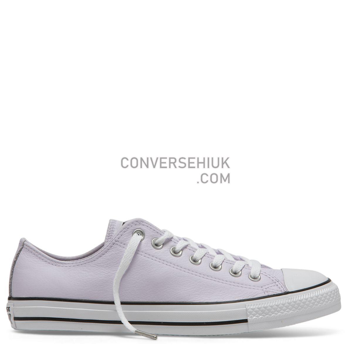 Converse Chuck Taylor All Star Leather Low Top Barley Grape Barely Grape/White/Black 161261 Shoes