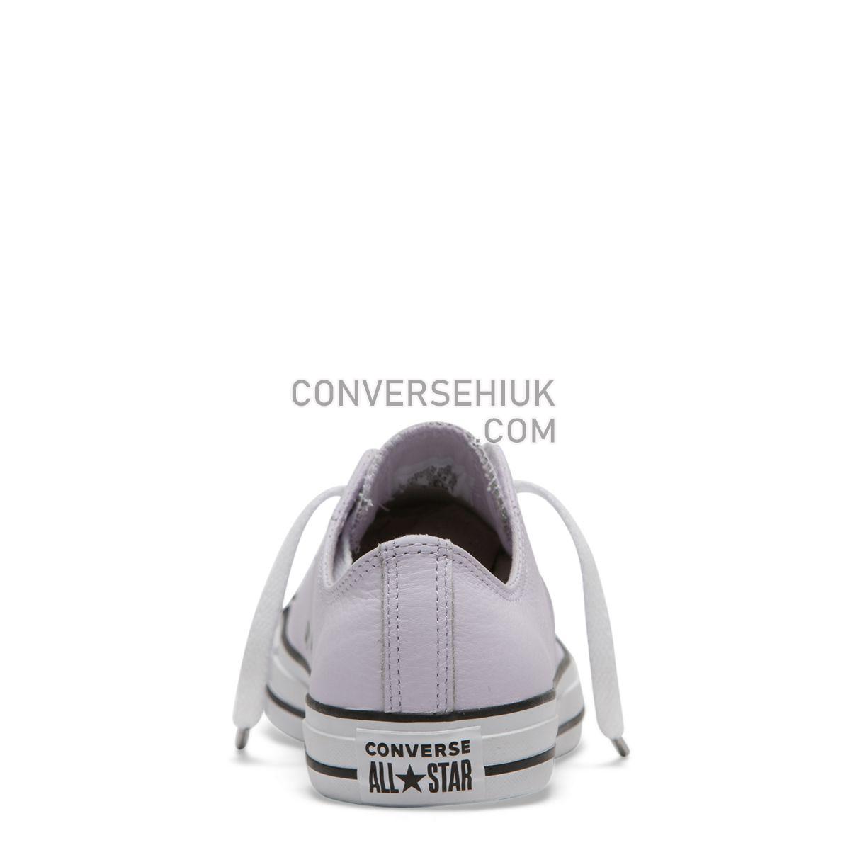 Converse Chuck Taylor All Star Leather Low Top Barley Grape Barely Grape/White/Black 161261 Shoes