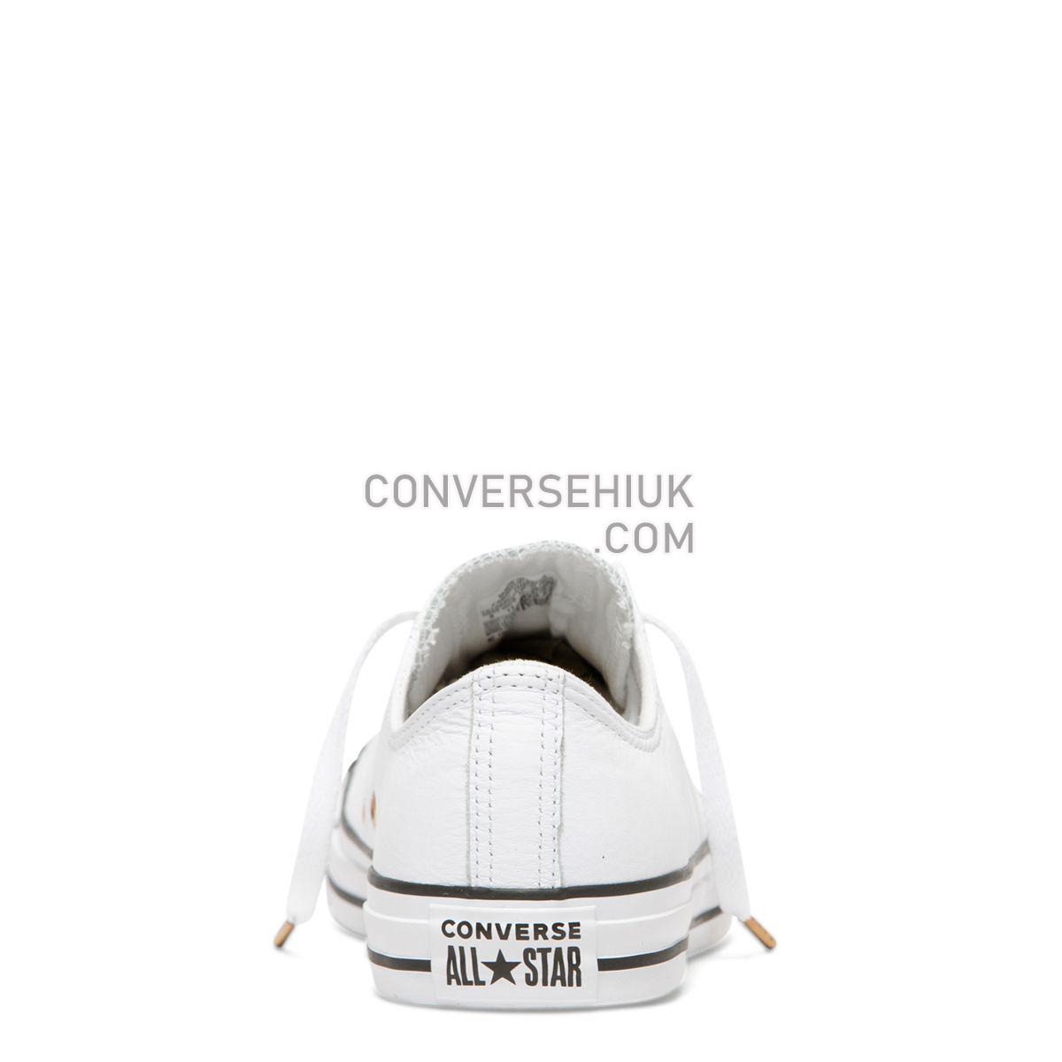 Converse Chuck Taylor All Star Leather Low Top White White/White/Black 161262 Shoes