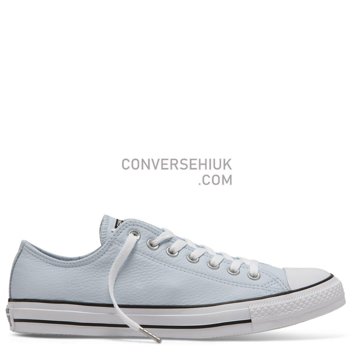 Converse Chuck Taylor All Star Leather Low Top Blue Tint Blue Tint/White/Black 162041 Shoes