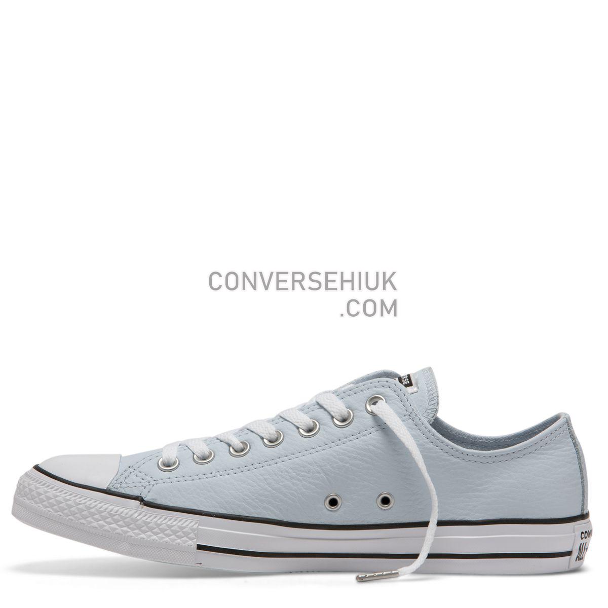 Converse Chuck Taylor All Star Leather Low Top Blue Tint Blue Tint/White/Black 162041 Shoes