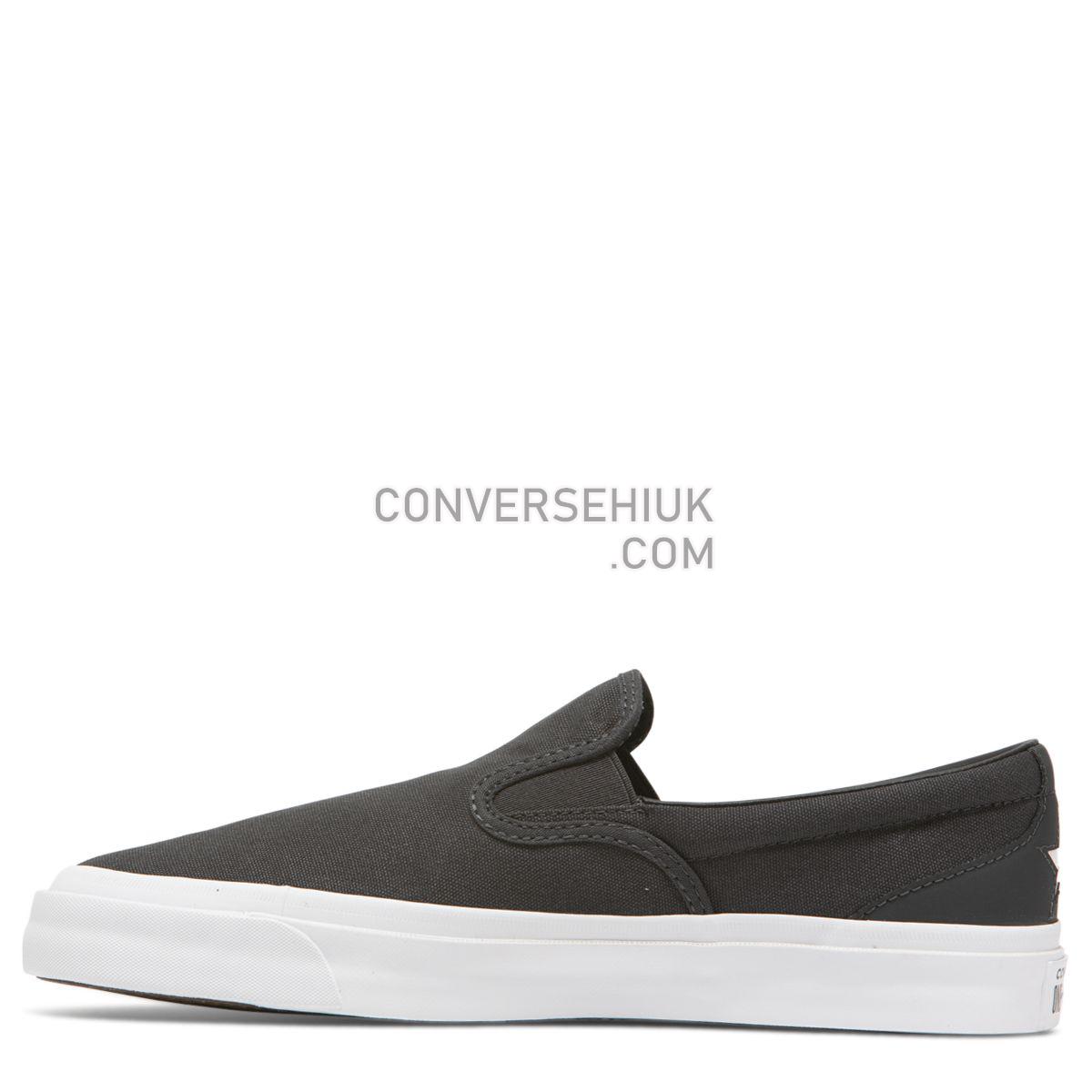 Converse One Star CC Slip Almost Black Almost Black/Almost Black/White 163372 Shoes