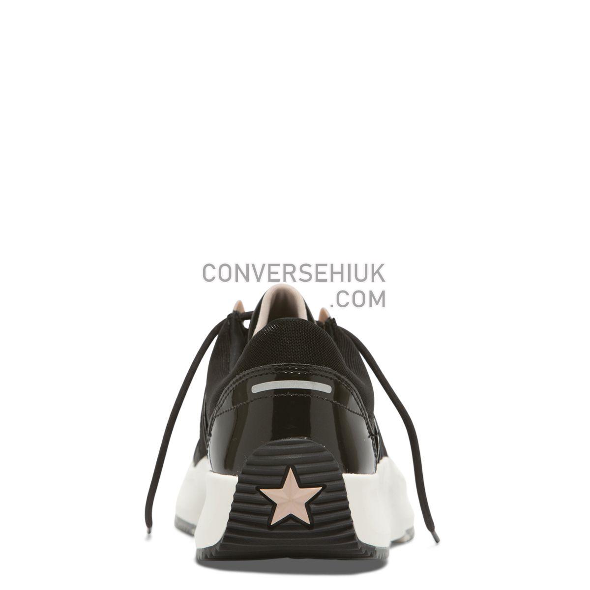 Converse Run Star Low Top Black Black/Almost Black/Particle Beige 163311 Shoes