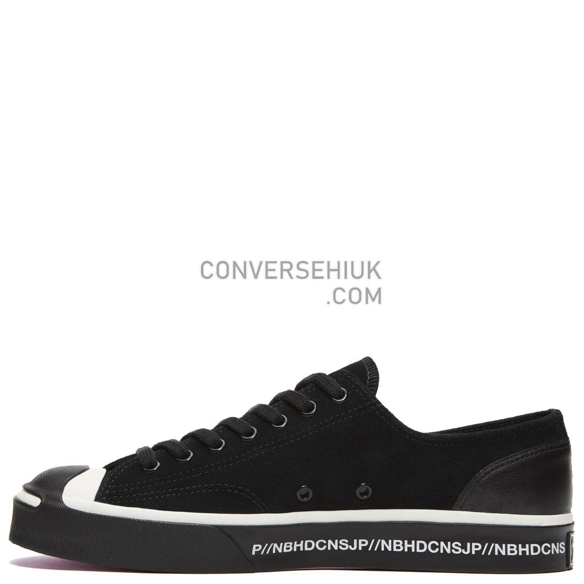 Converse X Neighborhood Jack Purcell Low Top Black Black/Egret/Black 165604 Shoes