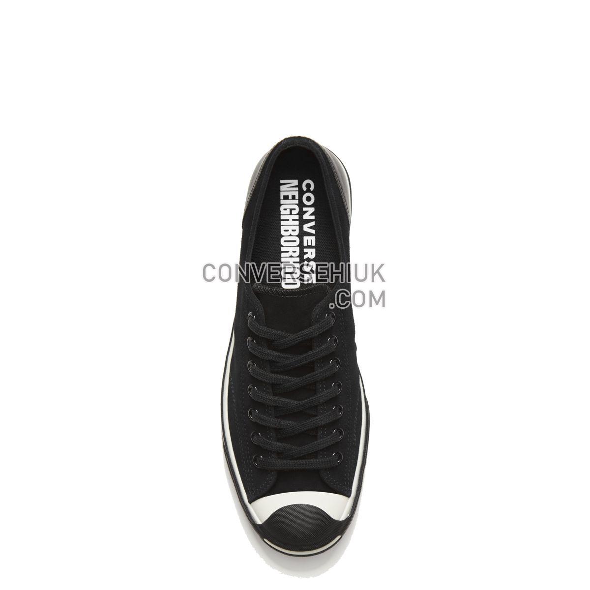 Converse X Neighborhood Jack Purcell Low Top Black Black/Egret/Black 165604 Shoes