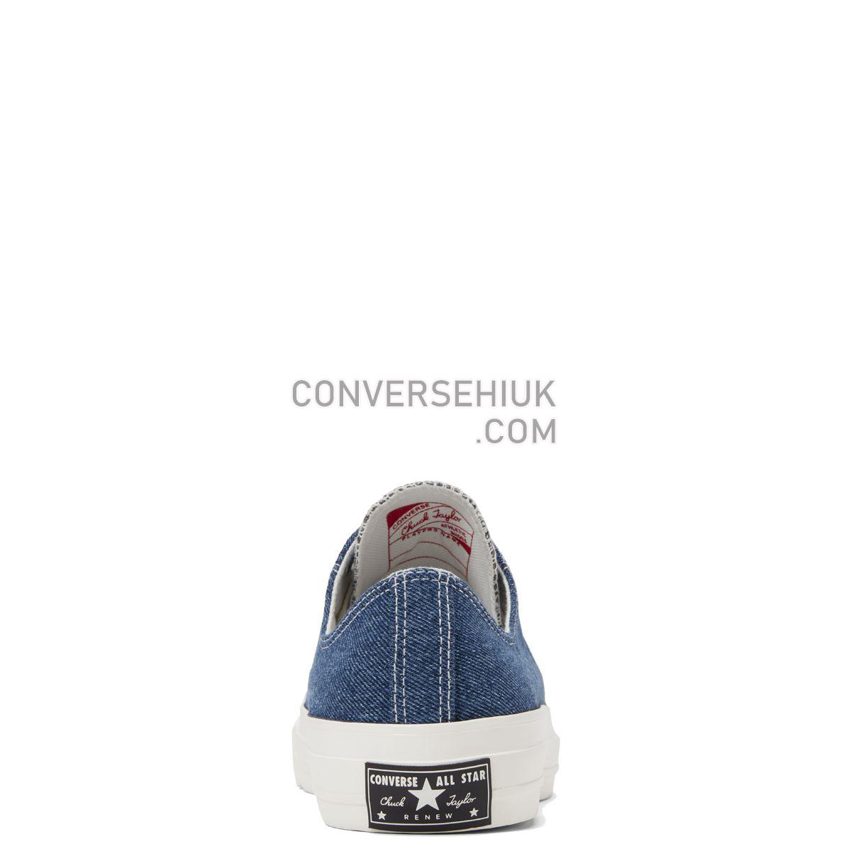 Converse Chuck Taylor All Star 70 Renew Low Top Medium Denim Medium Denim/Egret/Egret 165649 Shoes