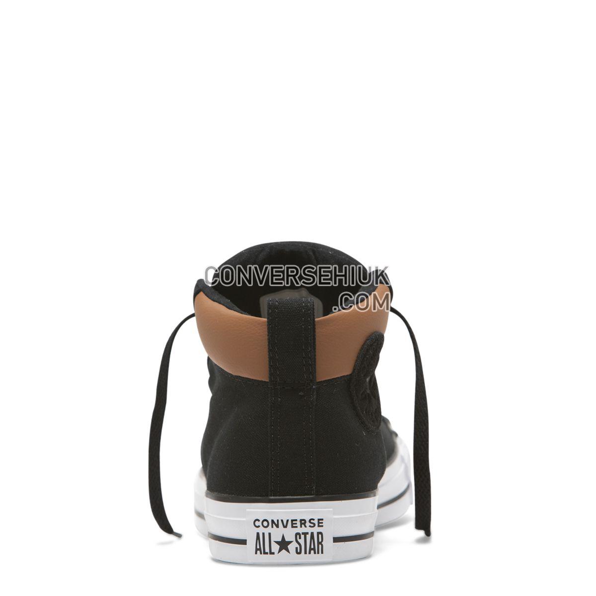 Converse Chuck Taylor All Star Street Space Explorer Mid Black Black/Warm Tan/White 165389 Shoes