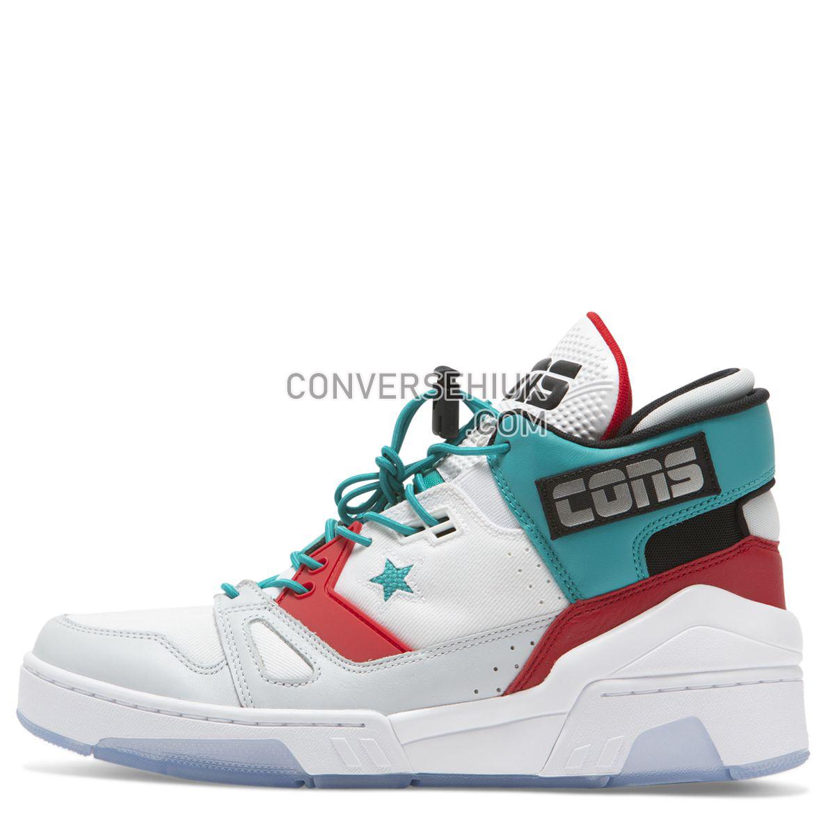 Converse ERX 260 Space Racer Mid White White/Turbo Green/Enamel Red 165077 Shoes