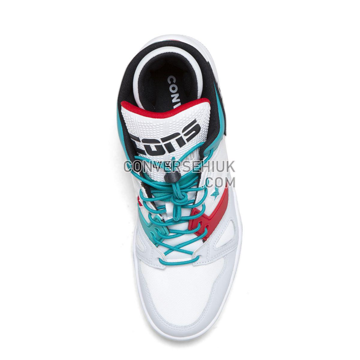 Converse ERX 260 Space Racer Mid White White/Turbo Green/Enamel Red 165077 Shoes