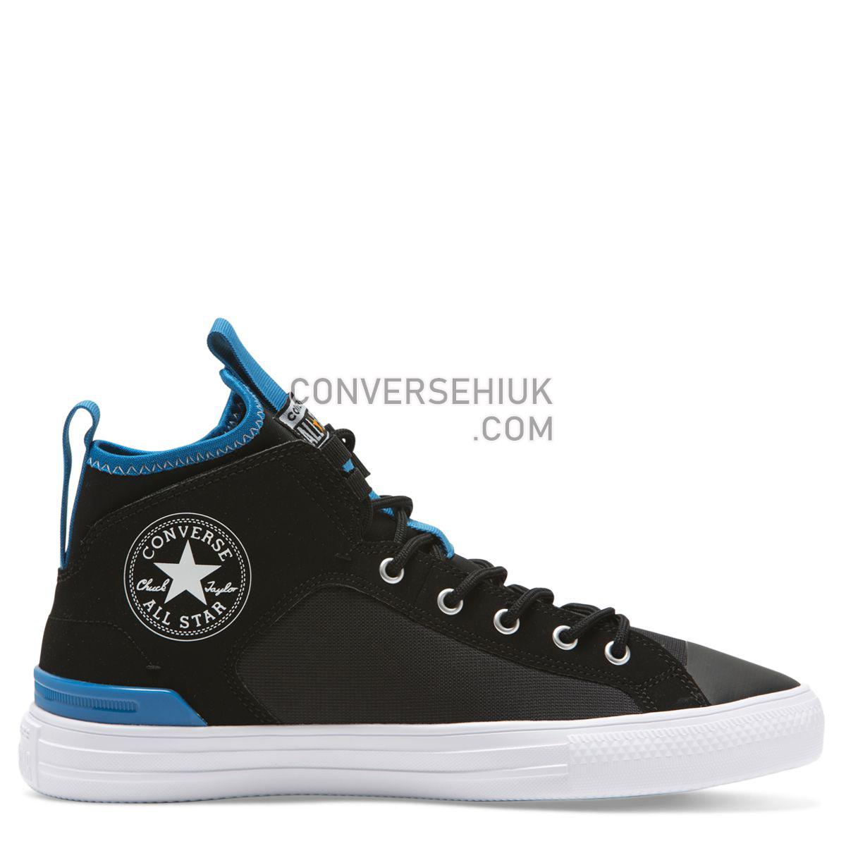 Converse Chuck Taylor All Star Ultra Cons Force Mid Black Black/Imperial Blue/White 165340 Shoes