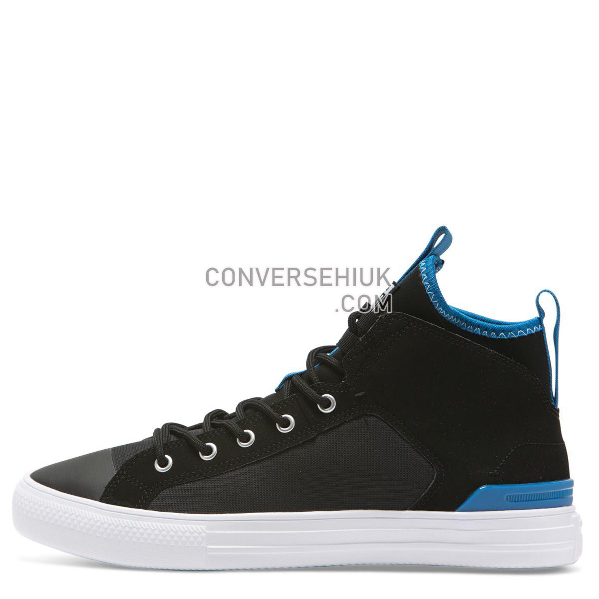 Converse Chuck Taylor All Star Ultra Cons Force Mid Black Black/Imperial Blue/White 165340 Shoes