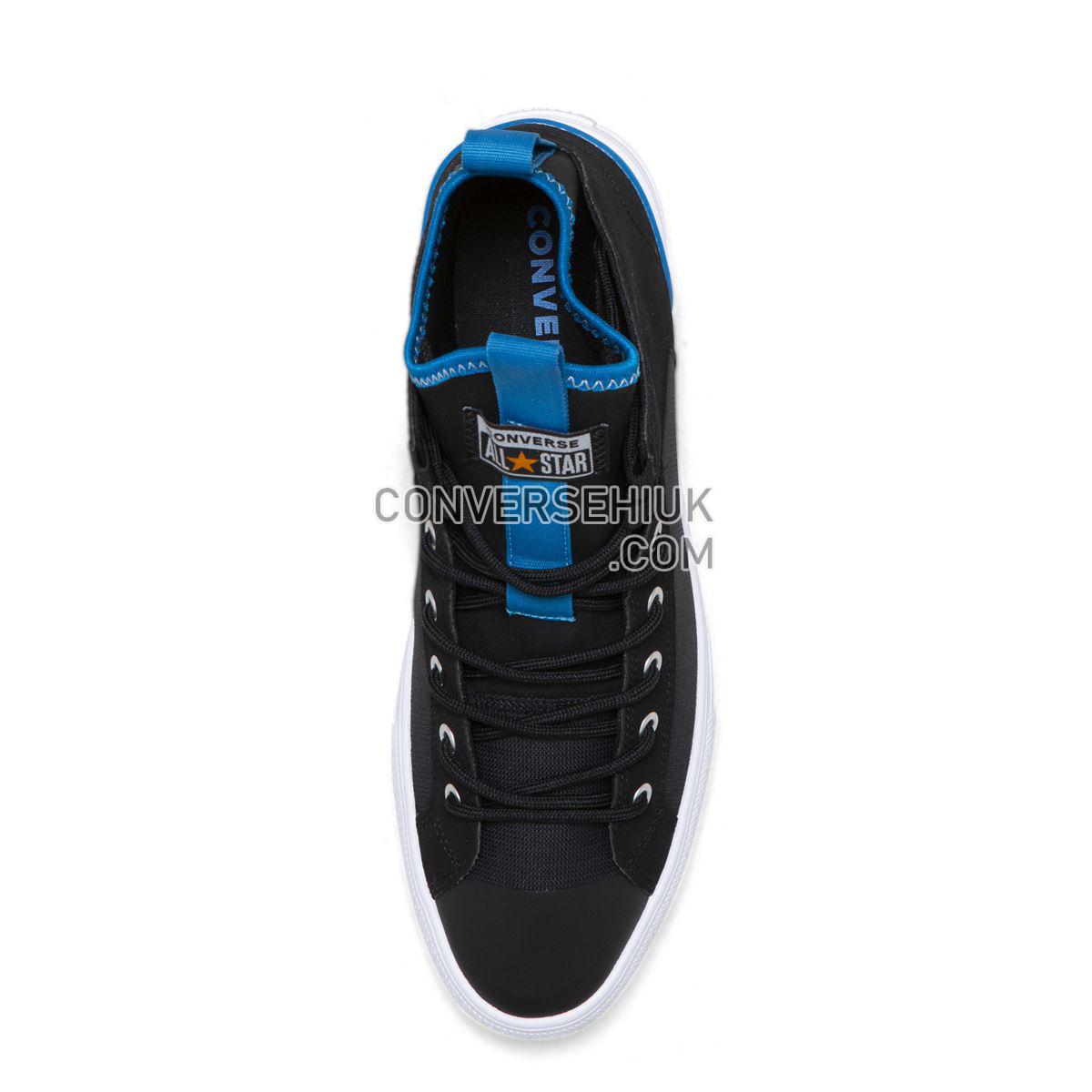 Converse Chuck Taylor All Star Ultra Cons Force Mid Black Black/Imperial Blue/White 165340 Shoes