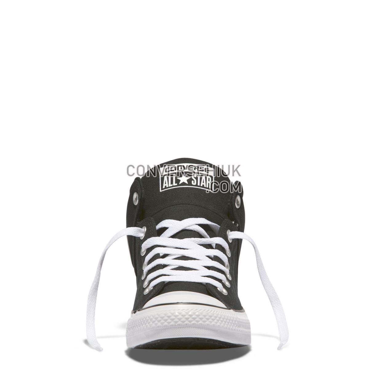 Converse Chuck Taylor All Star High Street Mid Black Black/Black/White 151041 Shoes