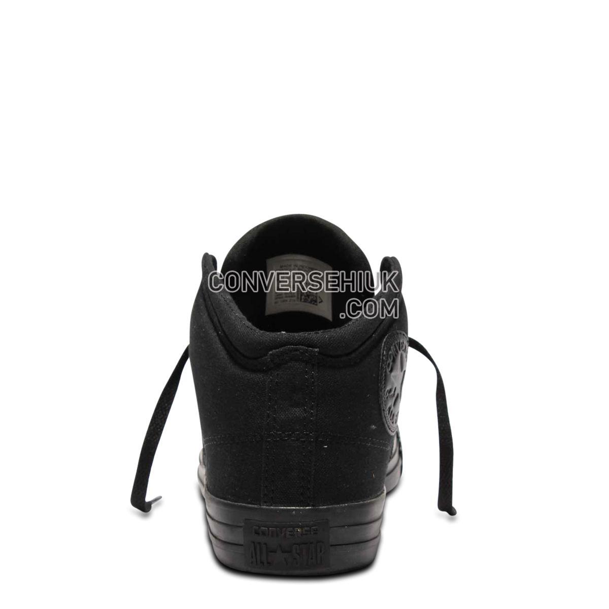 Converse Chuck Taylor All Star High Street Mid Black Mono Black/Black/Black 149432 Shoes