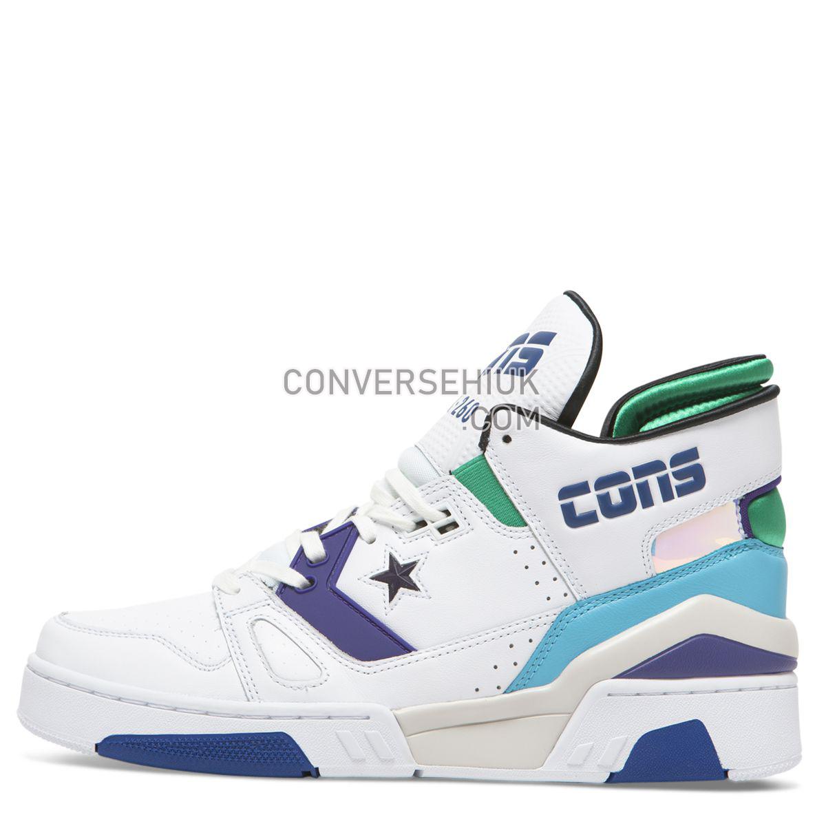 Converse X Don C ERX 260 Jewel Mid White White/Court Purple/Bold Jade 163779 Shoes