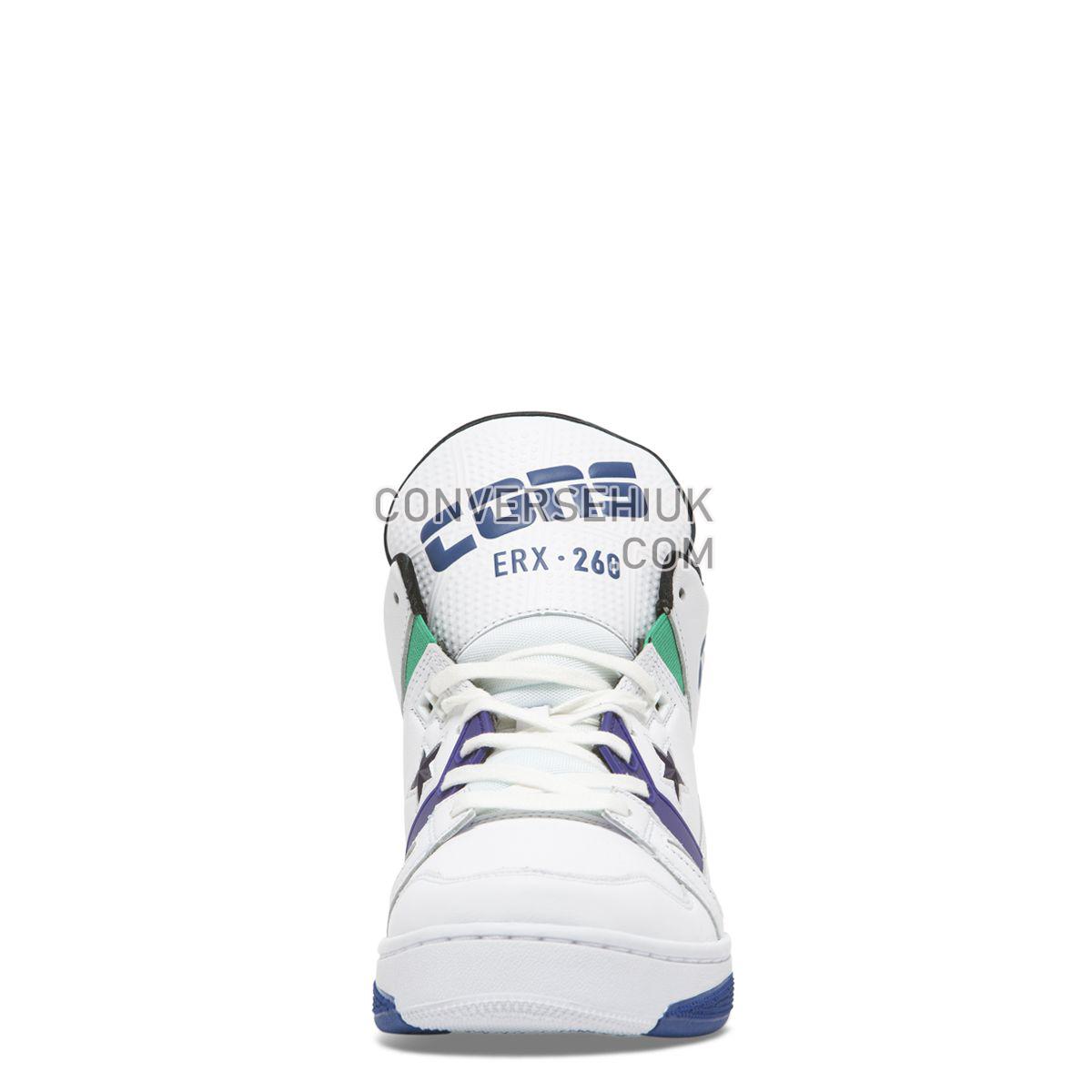 Converse X Don C ERX 260 Jewel Mid White White/Court Purple/Bold Jade 163779 Shoes