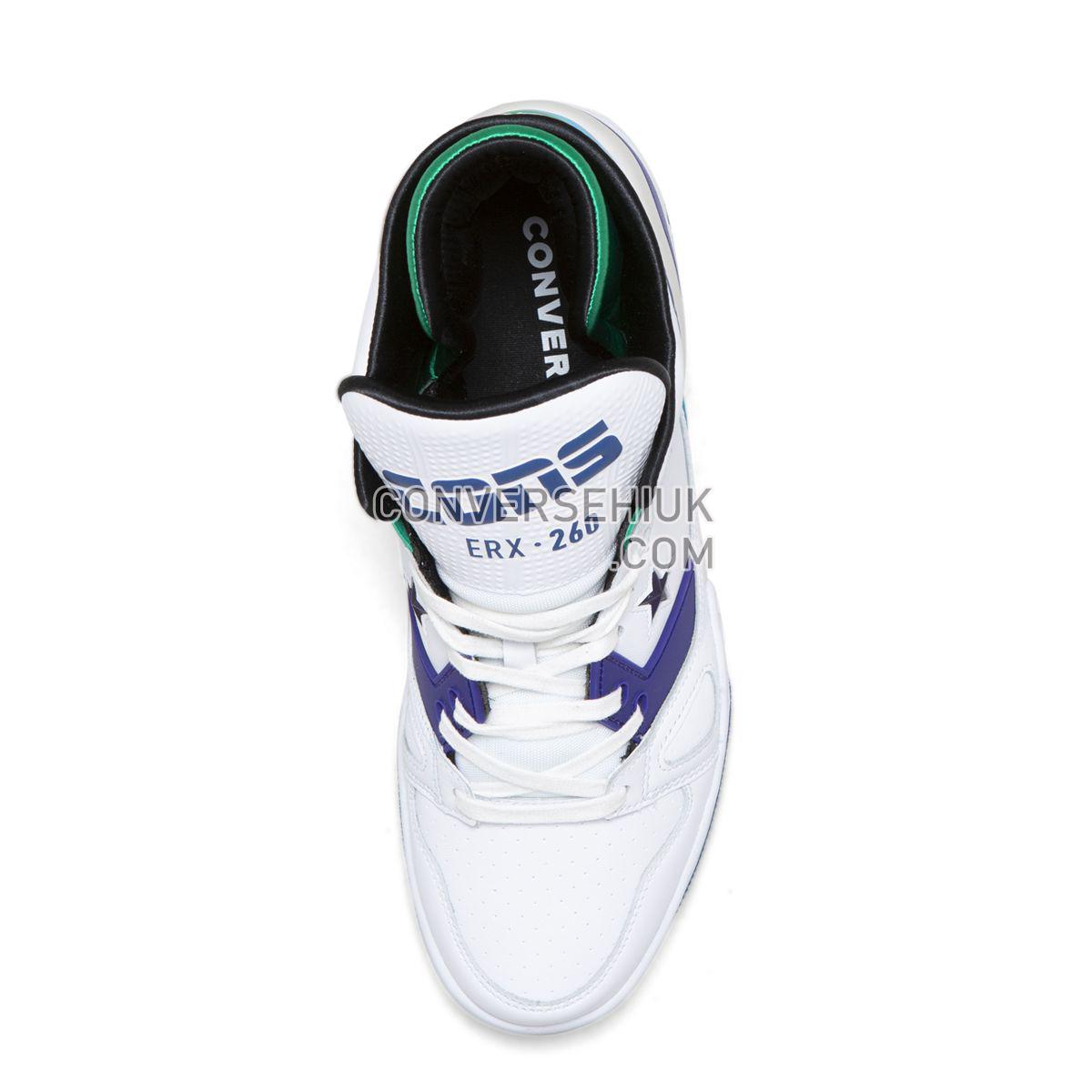 Converse X Don C ERX 260 Jewel Mid White White/Court Purple/Bold Jade 163779 Shoes