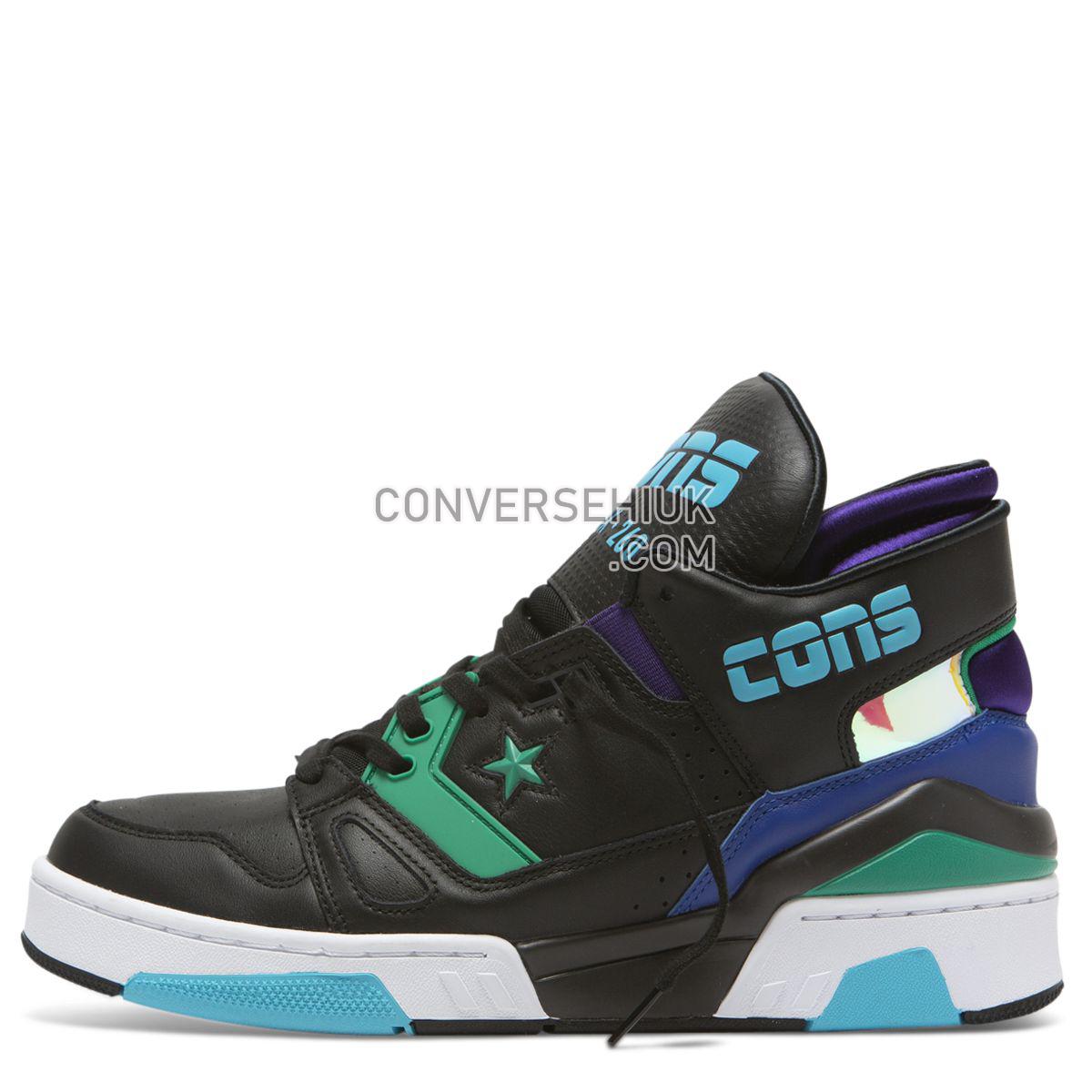 Converse X Don C ERX 260 Jewel Mid Black Black/Court Purple/Bold Jade 164386 Shoes