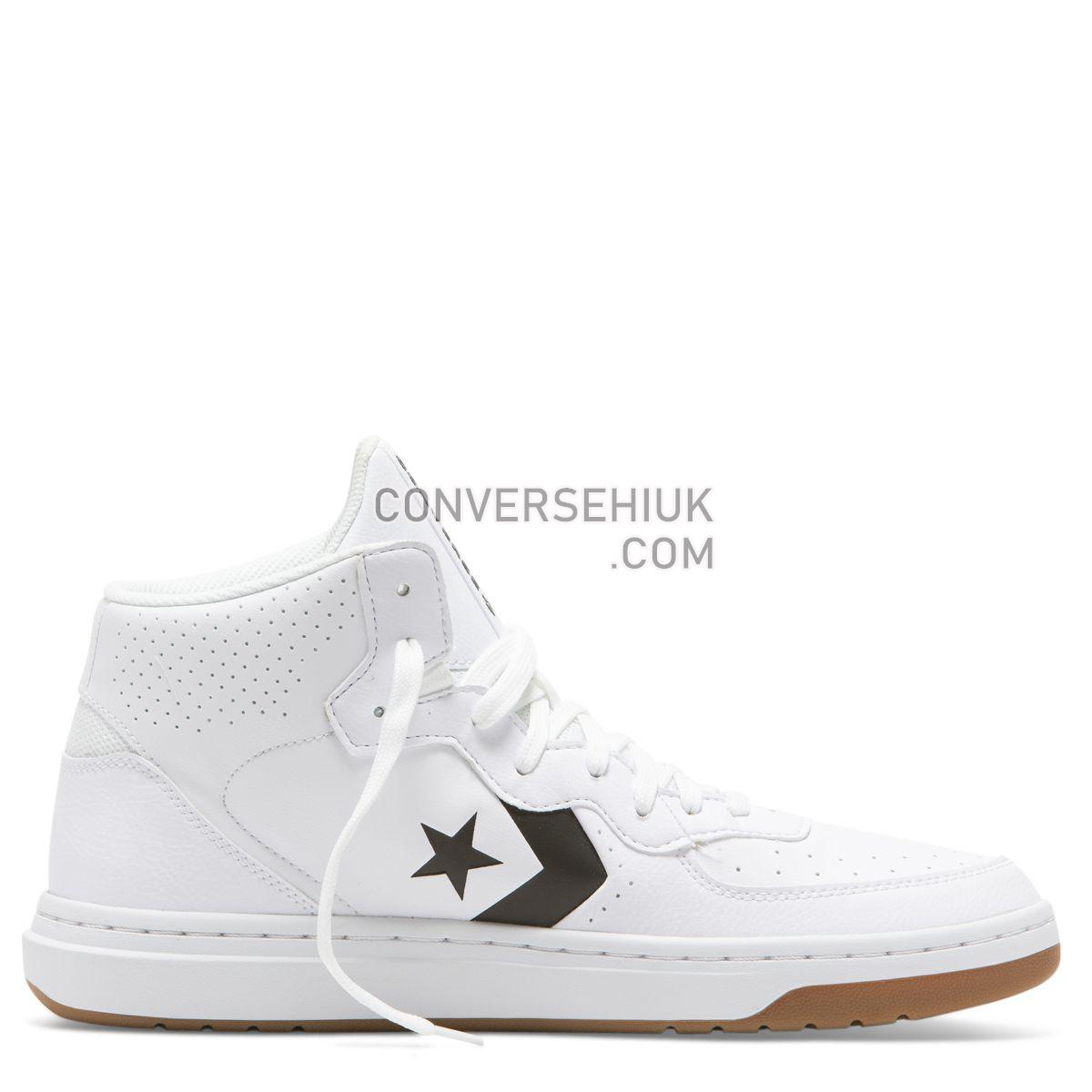 Converse Rival Shoot For The Moon Mid White White/Black/White 164890 Shoes