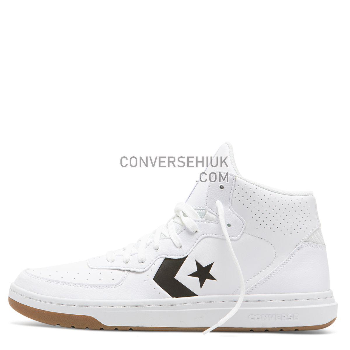 Converse Rival Shoot For The Moon Mid White White/Black/White 164890 Shoes