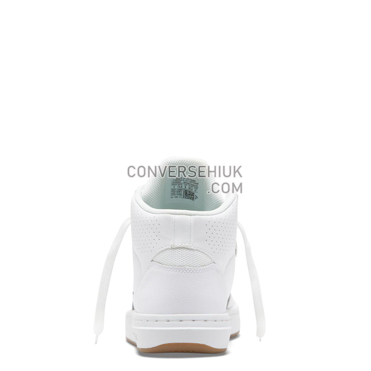 Converse Rival Shoot For The Moon Mid White White/Black/White 164890 Shoes