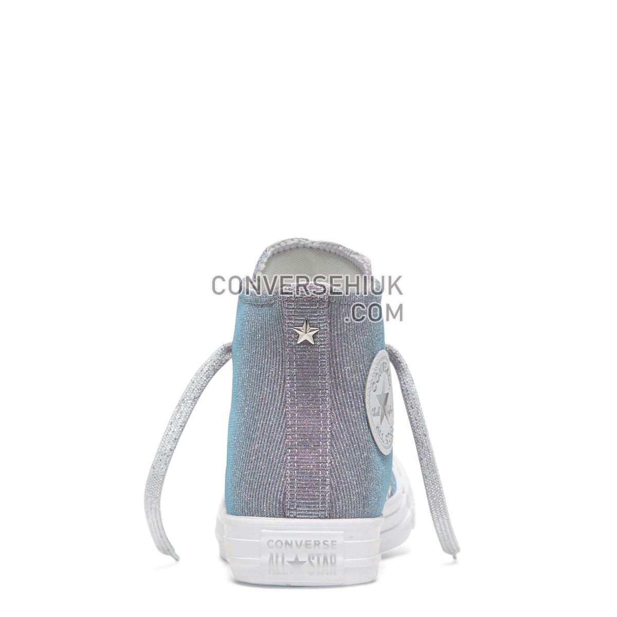 Converse Chuck Taylor All Star Starware High Top Pure Platinum Pure Platinum/Blue/Pink 564910 Shoes