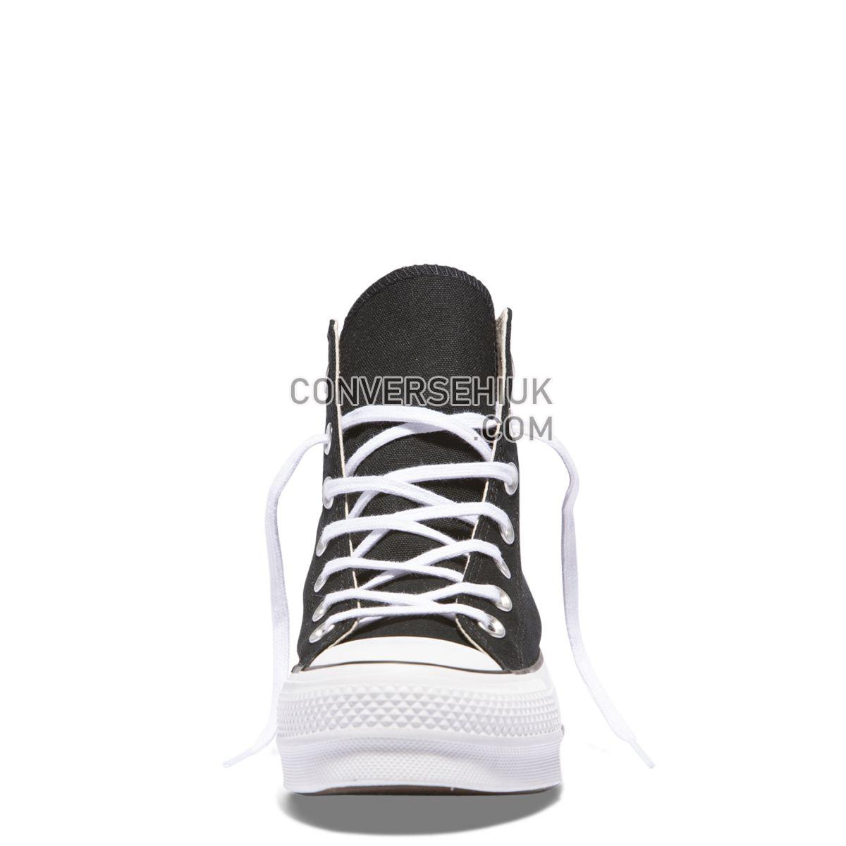 Converse Chuck Taylor All Star Lift Canvas High Top Black Black/White/White 560845 Shoes