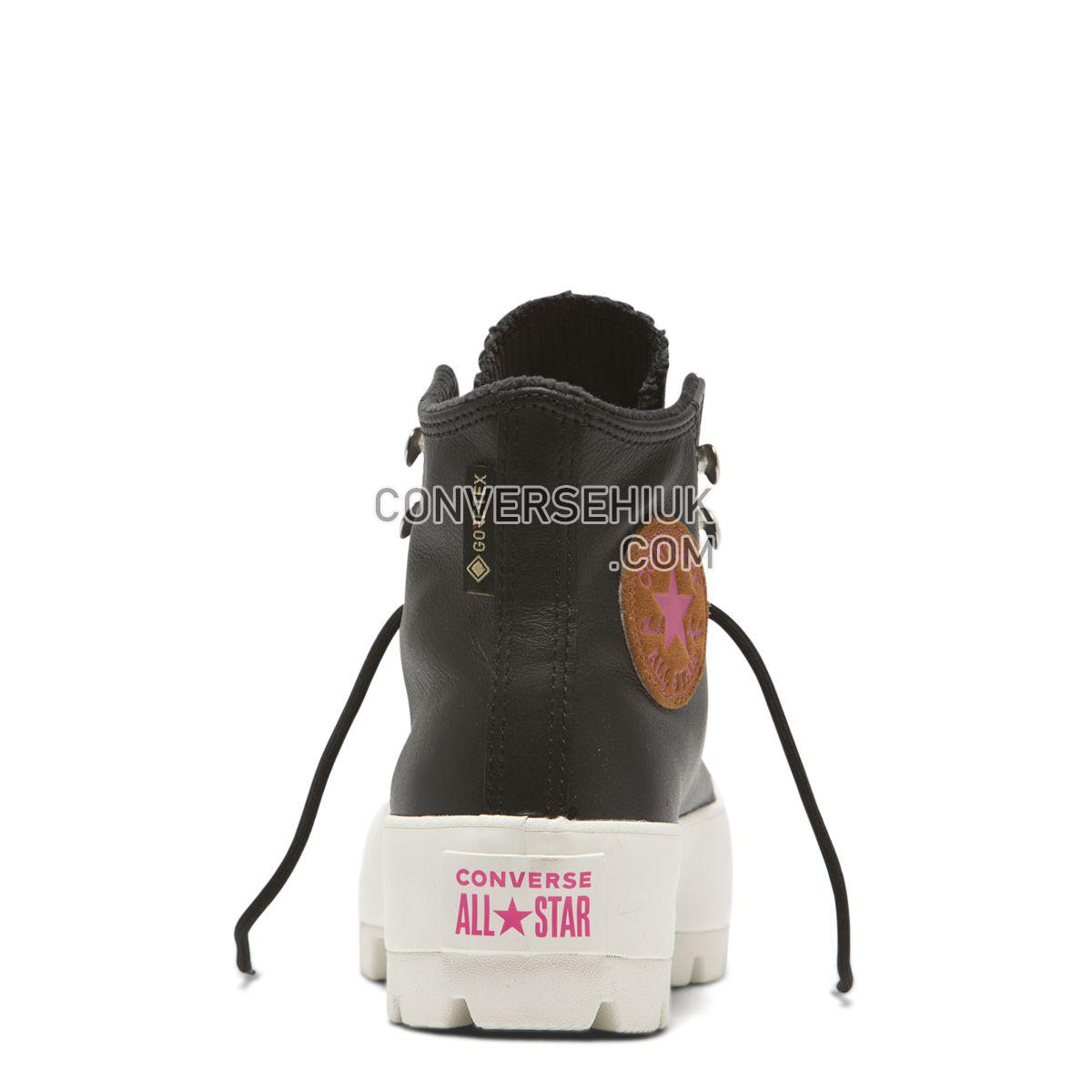 Converse Chuck Taylor All Star Lugged Winter Retrograde High Top Black Black/Mod Pink/Egret 565006 Shoes