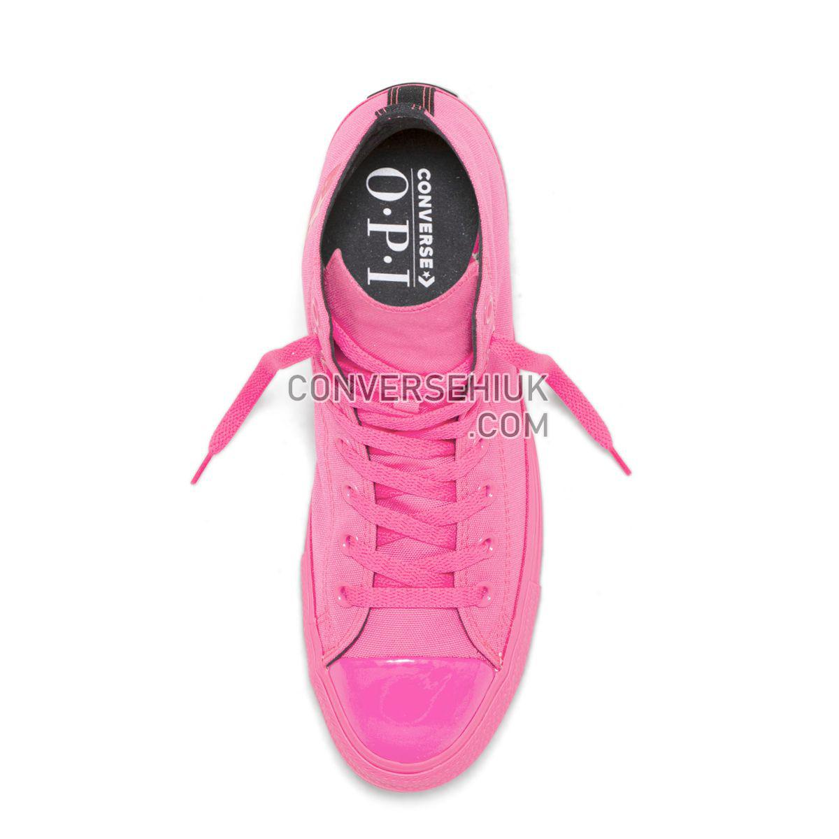 Converse X OPI Chuck Taylor All Star High Top Hyper Pink Hyper Pink/Black/Hyper Pink 165658 Shoes