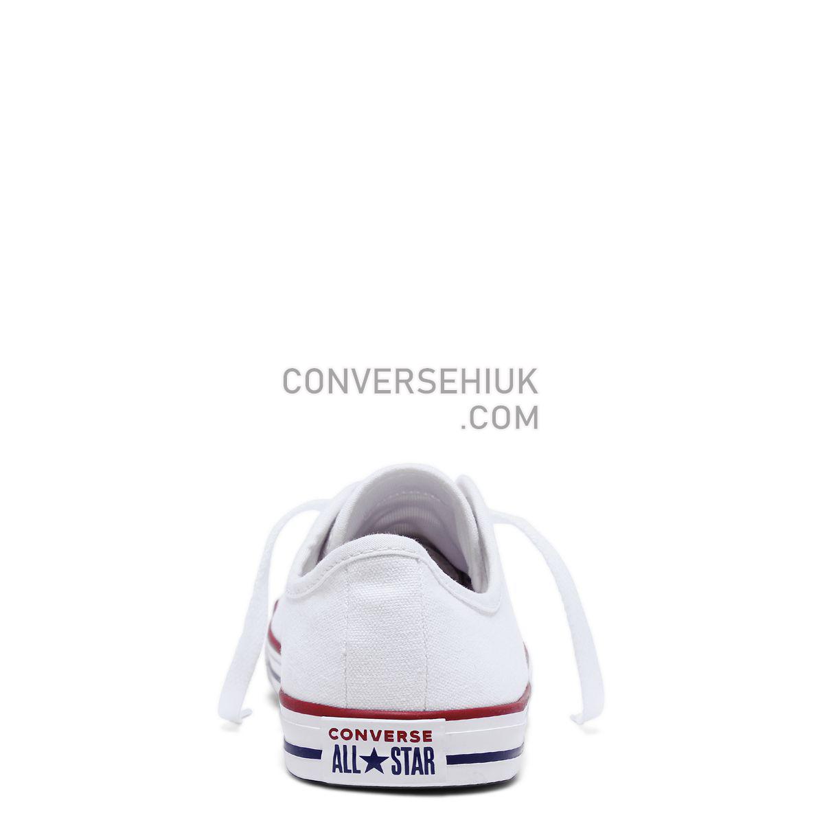 Converse Chuck Taylor All Star Dainty Canvas Low Top White White/White/Black 564981 Shoes