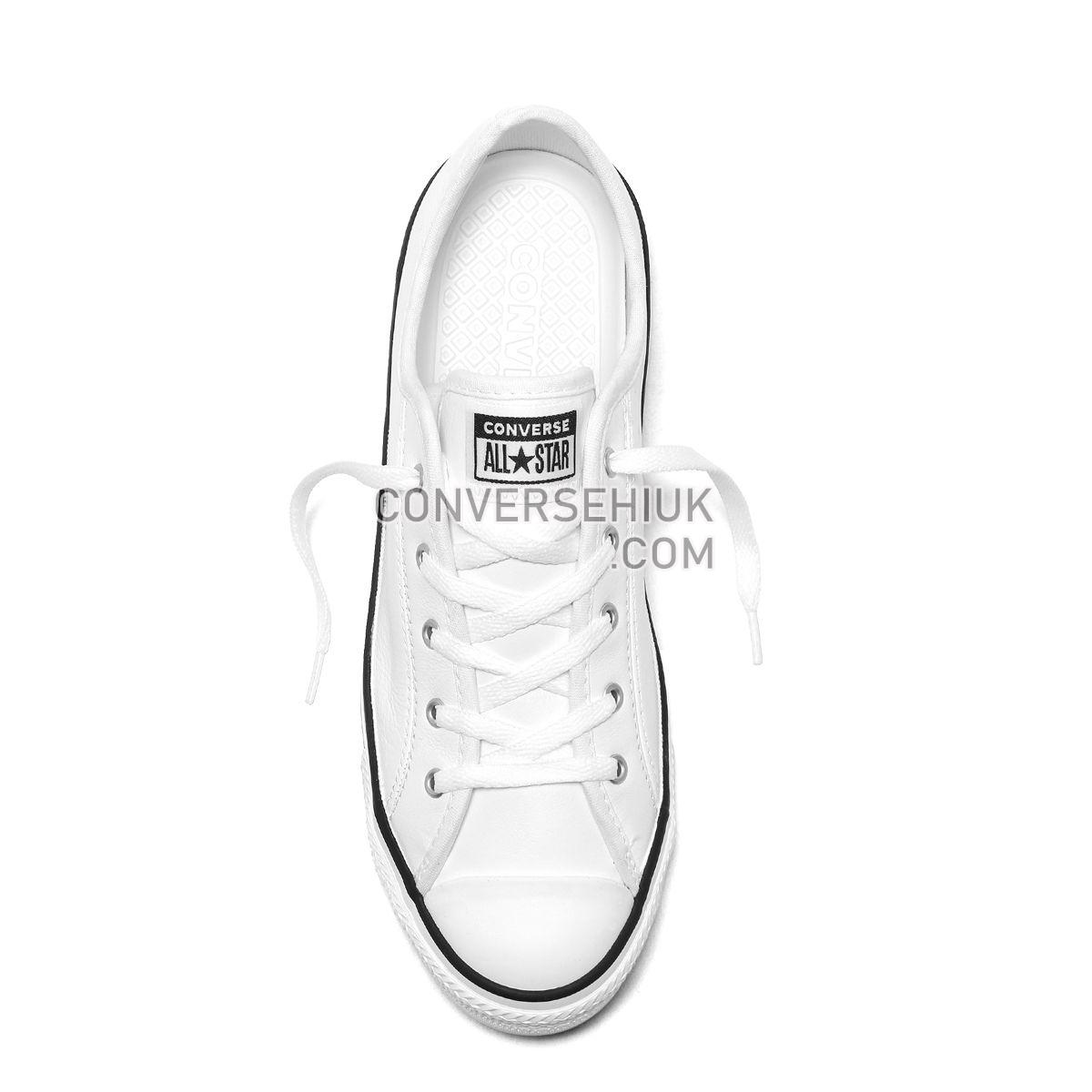 Converse Chuck Taylor All Star Dainty Leather Low Top White White/Black/White 564984 Shoes