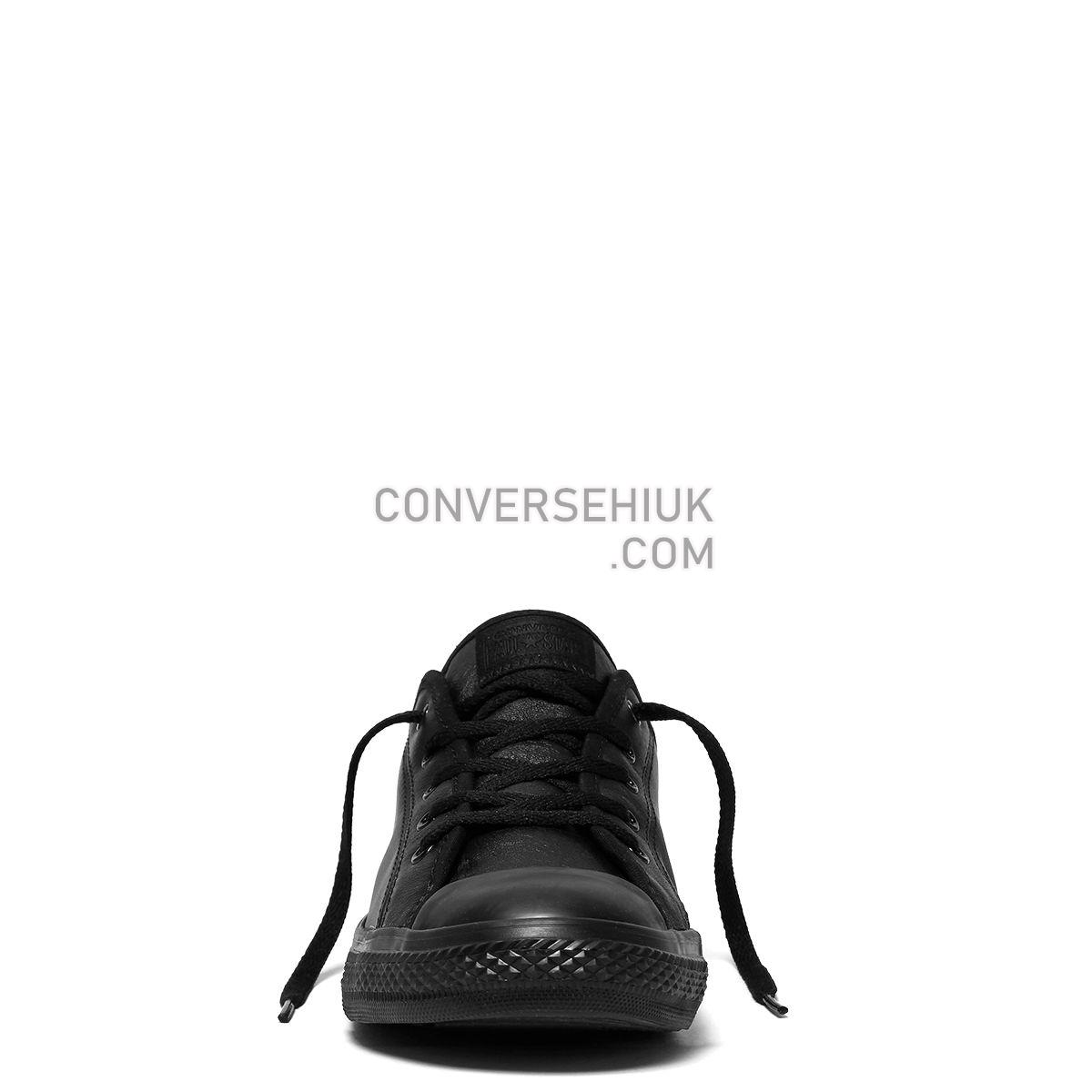 Converse Chuck Taylor All Star Dainty Leather Low Top Black Mono Black/Black/Black 564986 Shoes