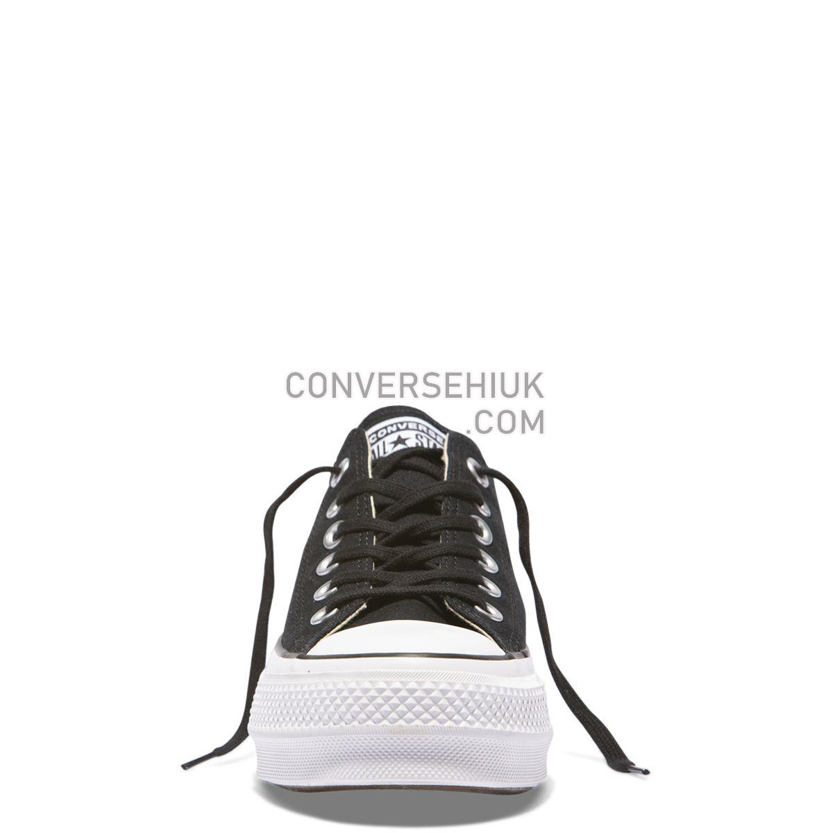 Converse Chuck Taylor All Star Lift Low Top Black Black/Garnet/White 560250 Shoes