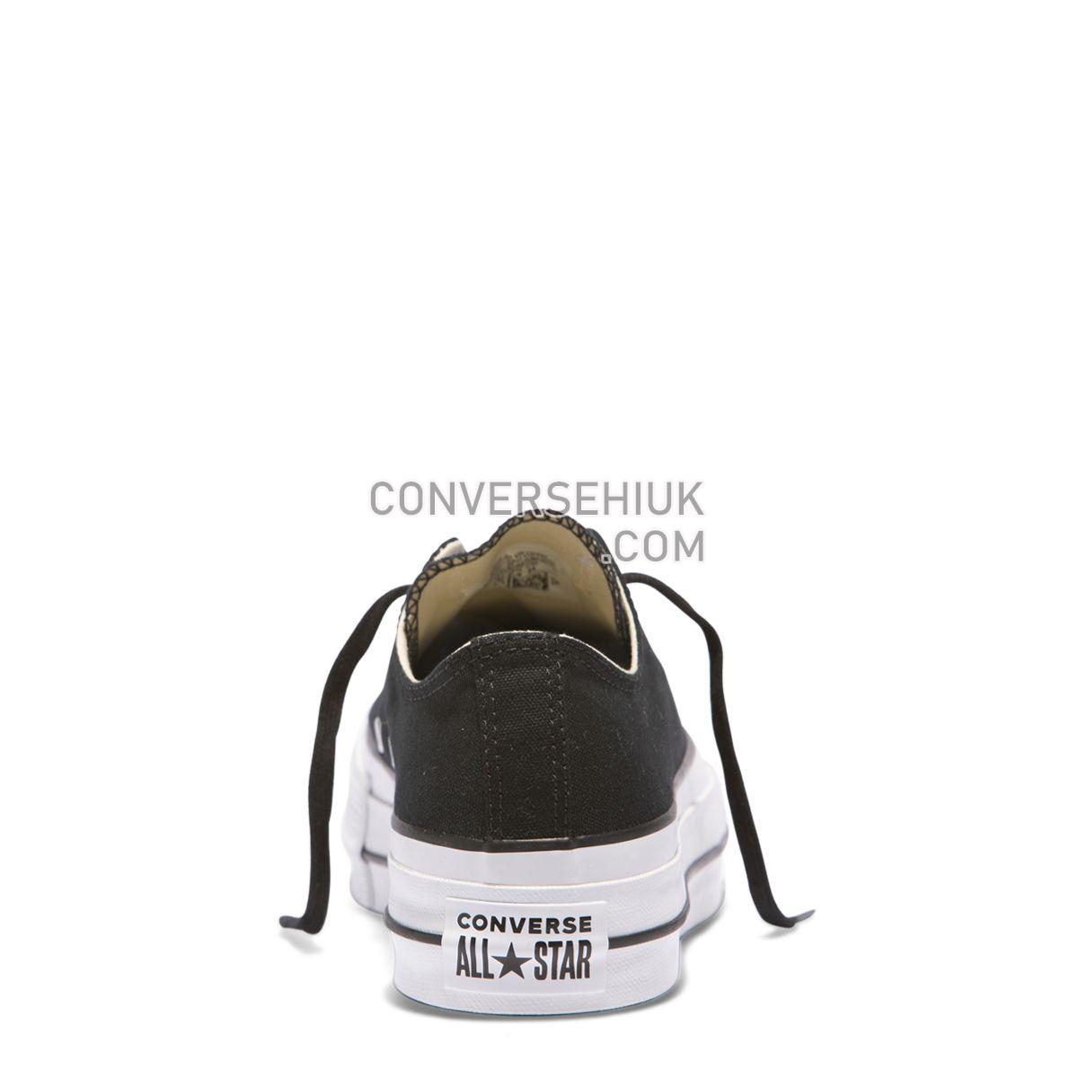 Converse Chuck Taylor All Star Lift Low Top Black Black/Garnet/White 560250 Shoes