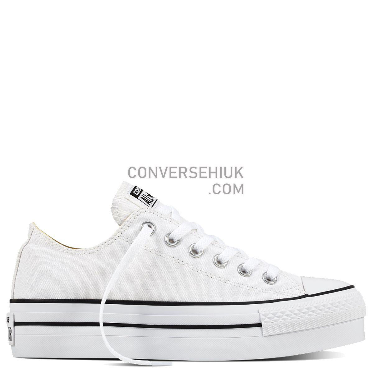 Converse Chuck Taylor All Star Lift Low Top White White/Black/White 560251 Shoes