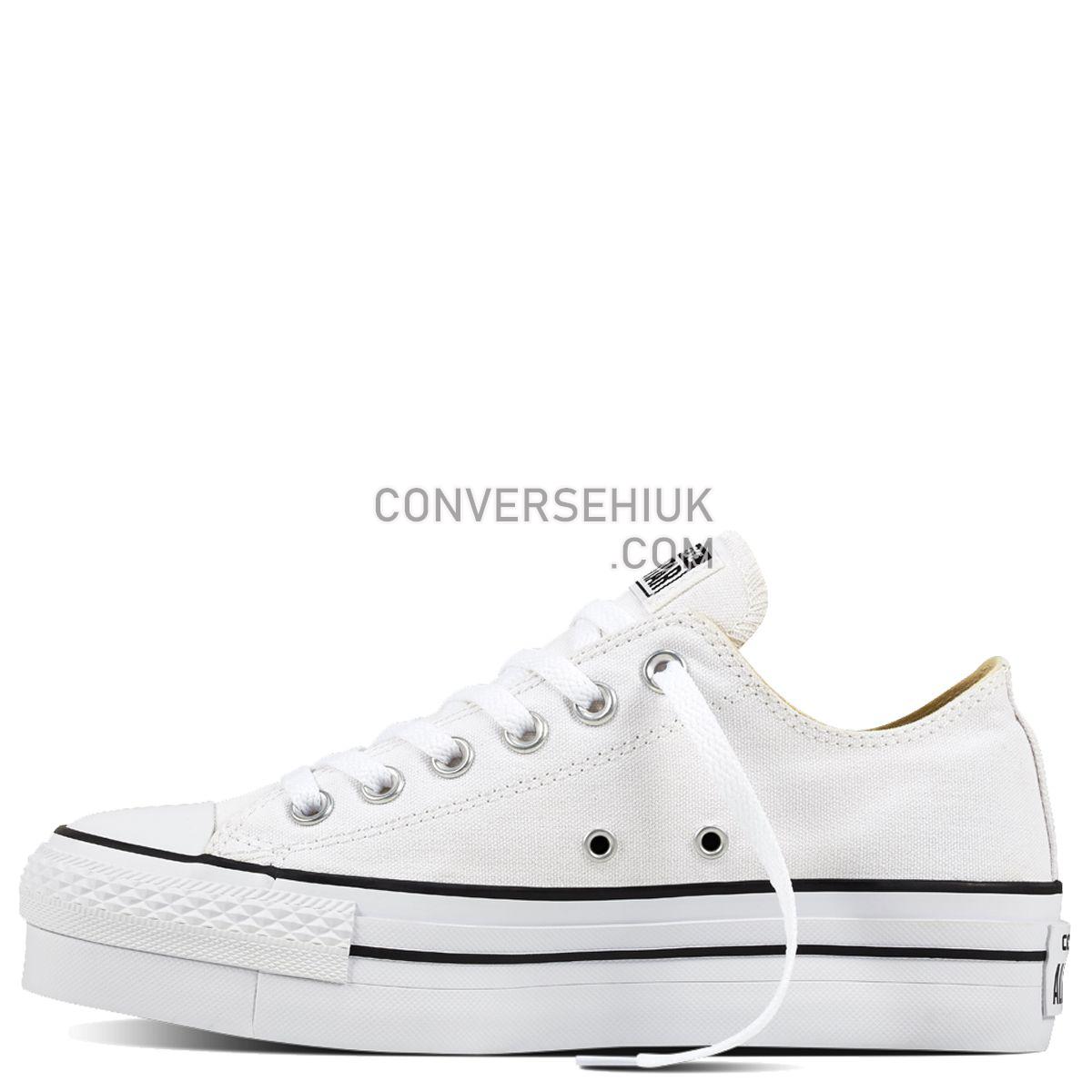 Converse Chuck Taylor All Star Lift Low Top White White/Black/White 560251 Shoes