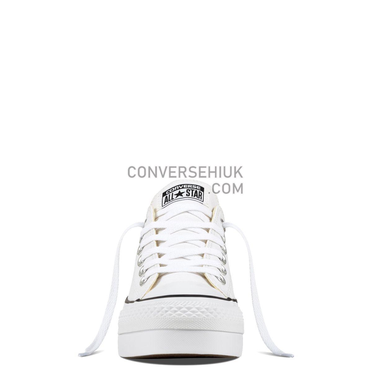 Converse Chuck Taylor All Star Lift Low Top White White/Black/White 560251 Shoes