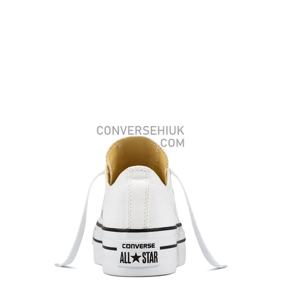 Converse Chuck Taylor All Star Lift Low Top White White/Black/White 560251 Shoes