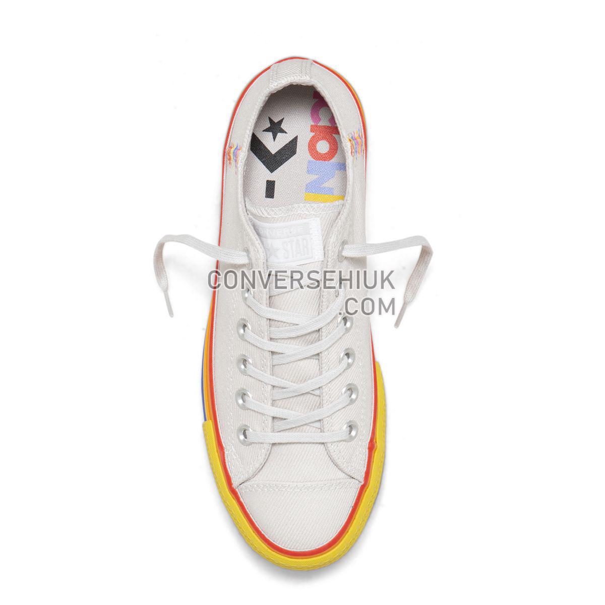 Converse Chuck Taylor All Star Rainbow Lift Low Top Vintage White Vintage White/Pale Putty/Vintage White 564992 Shoes