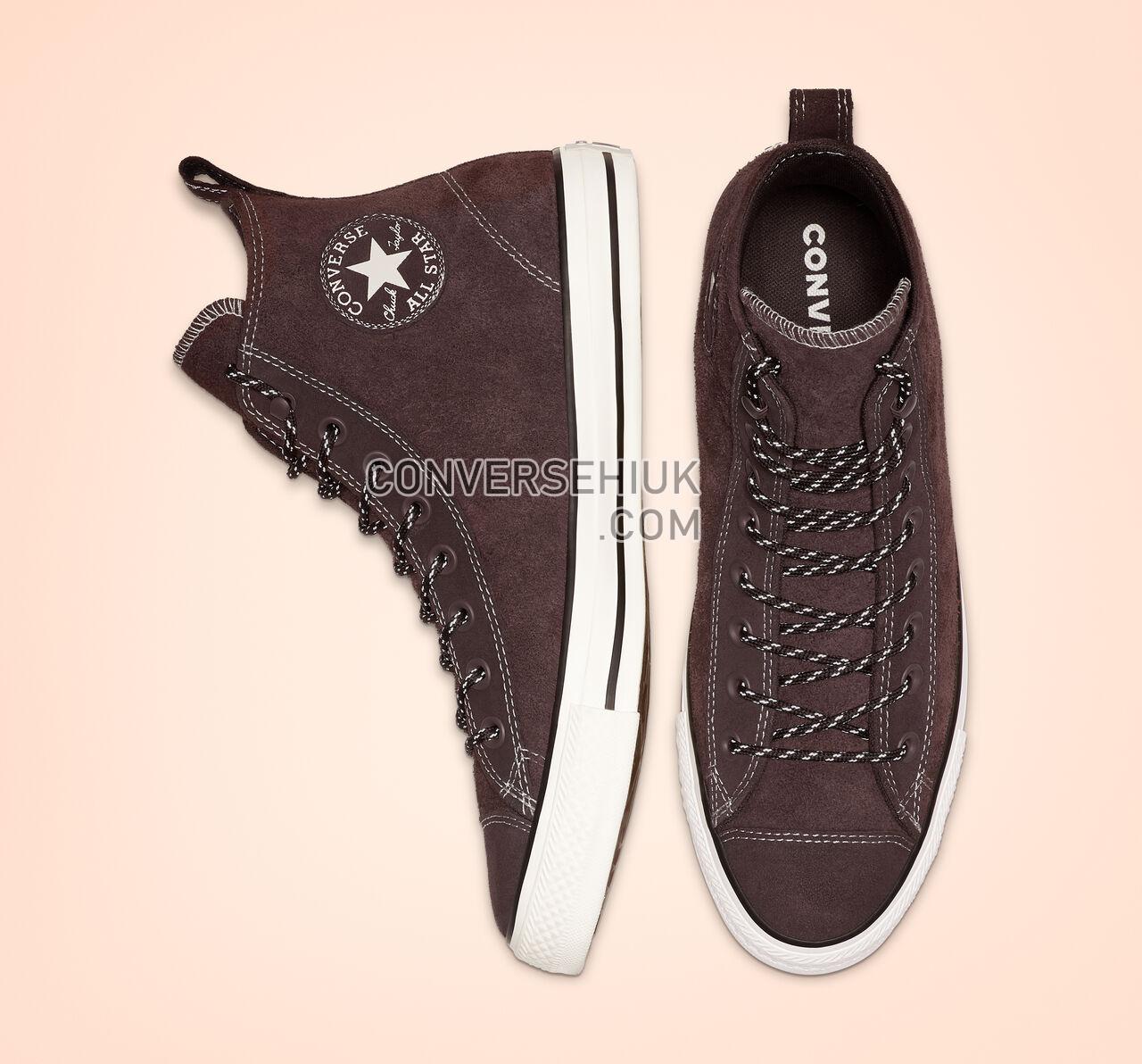 Converse Chuck Taylor All Star Suede High Top Burnt Umber/Egret/Black 165844C Shoes