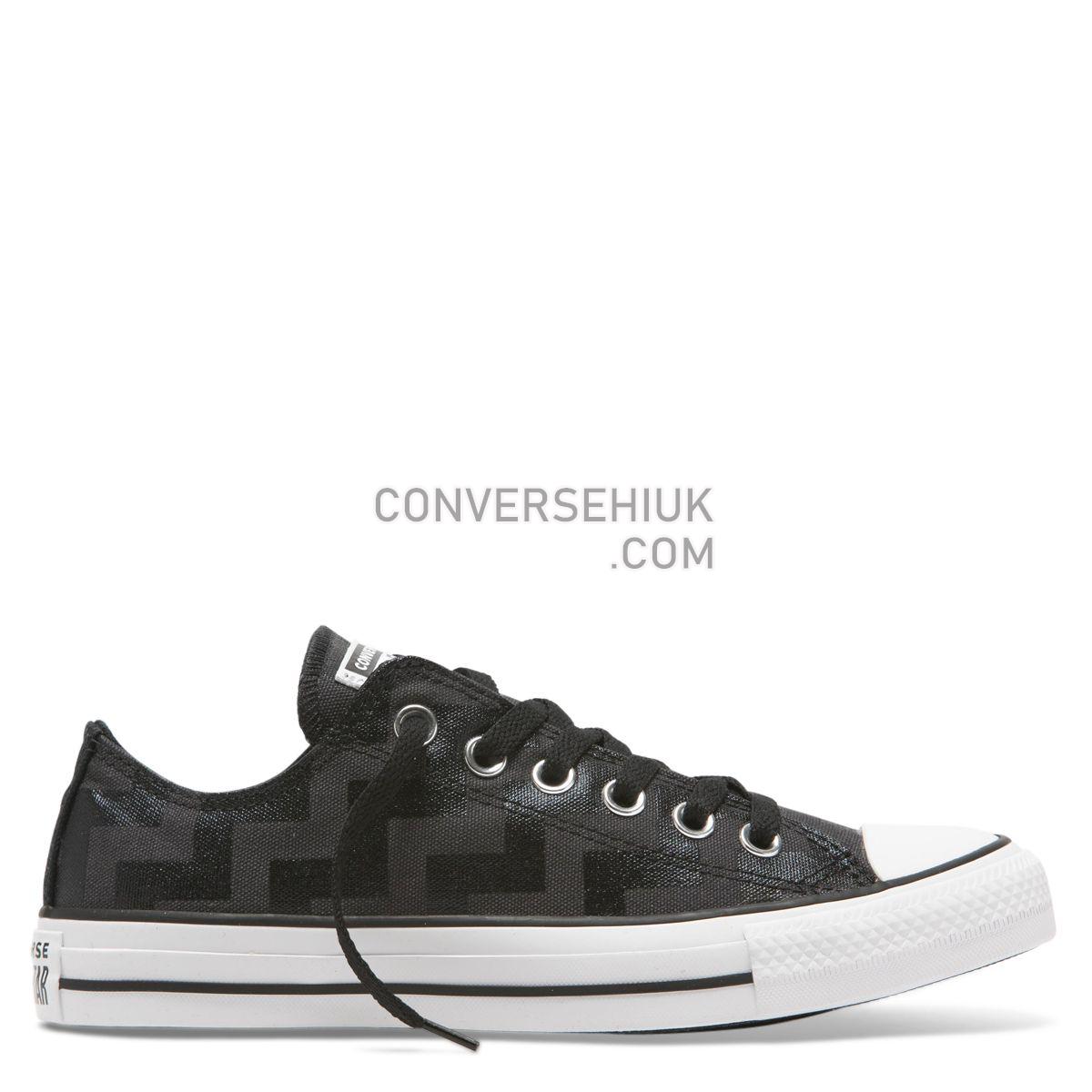 Converse Chuck Taylor All Star Glam Dunk Low Top Black Black/White/Black 565437 Shoes