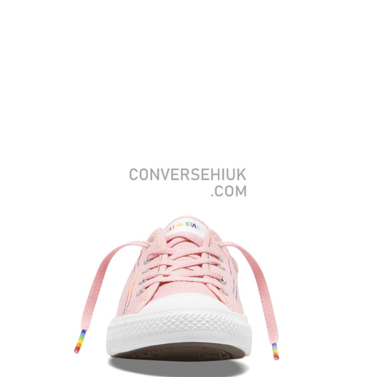 Converse Chuck Taylor All Star Dainty Rainbow Low Top Coastal Pink Coastal Pink/Yellow/White 564980 Shoes