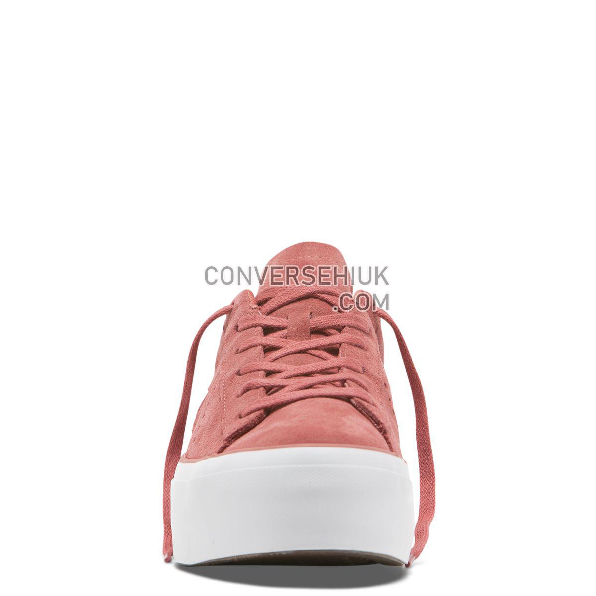 Converse One Star Seasonal Suede Platform Low Top Light Redwood Light Redwood/White/White 565379 Shoes