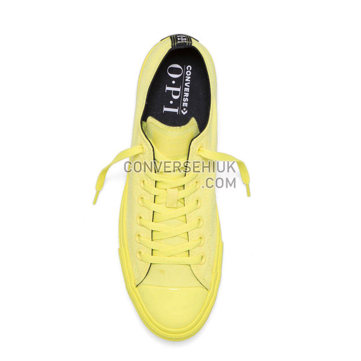 Converse X OPI Chuck Taylor All Star Low Top Zinc Yellow Zinc Yellow/Zinc Yellow 165660 Shoes