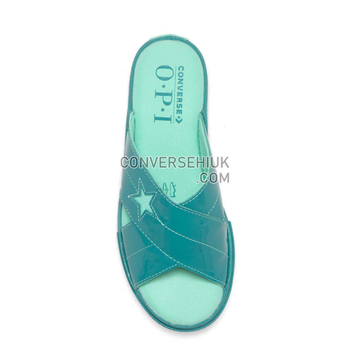 Converse X OPI One Star Sandal Slip Malachite Malachite/Light Menta/Malachite 565663 Shoes