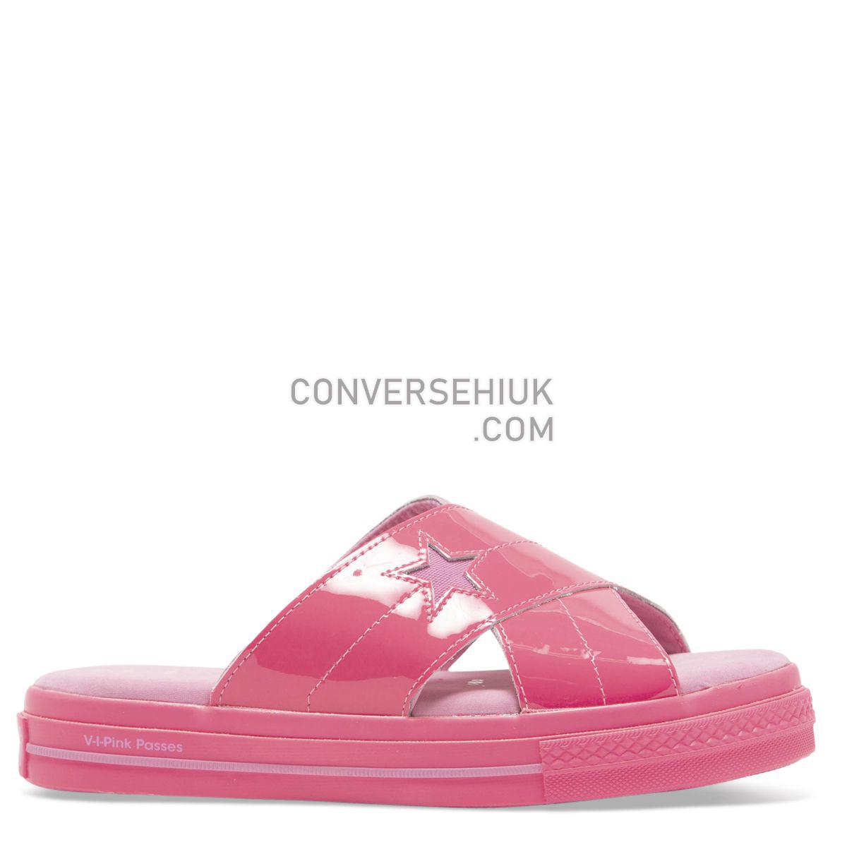 Converse X OPI One Star Sandal Slip Hyper Pink Hyper Pink/Light Strawberry Jam 565662 Shoes