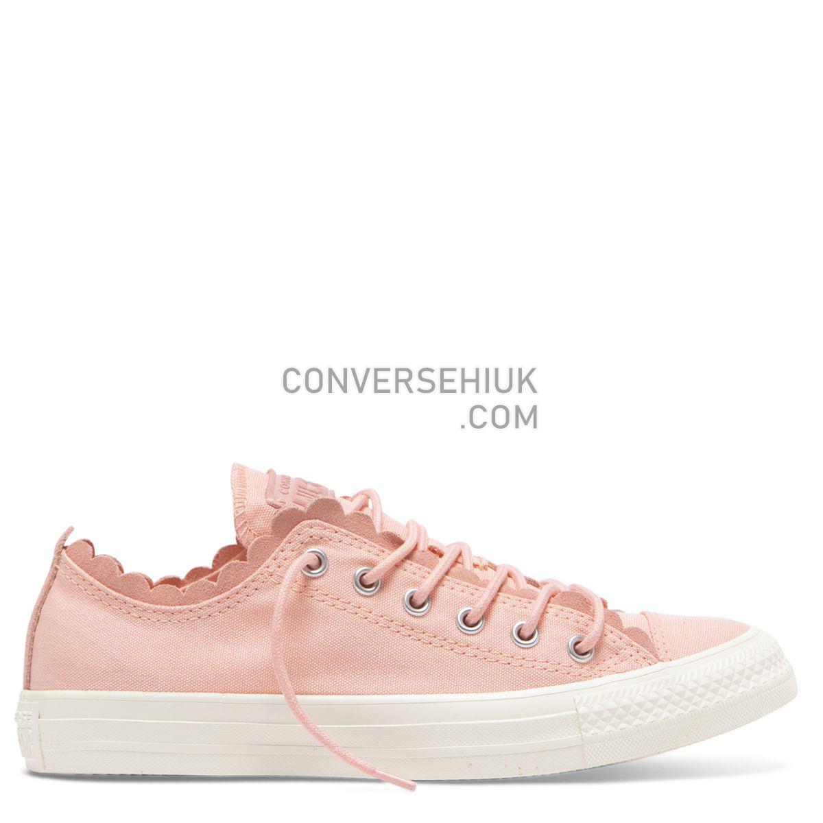 Converse Chuck Taylor All Star Frilly Thrills Low Top Bleached Coral Bleached Coral/Bleached Coral/Egret 564110 Shoes