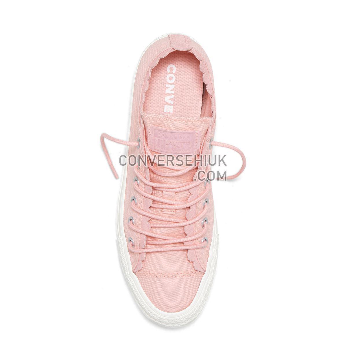 Converse Chuck Taylor All Star Frilly Thrills Low Top Bleached Coral Bleached Coral/Bleached Coral/Egret 564110 Shoes