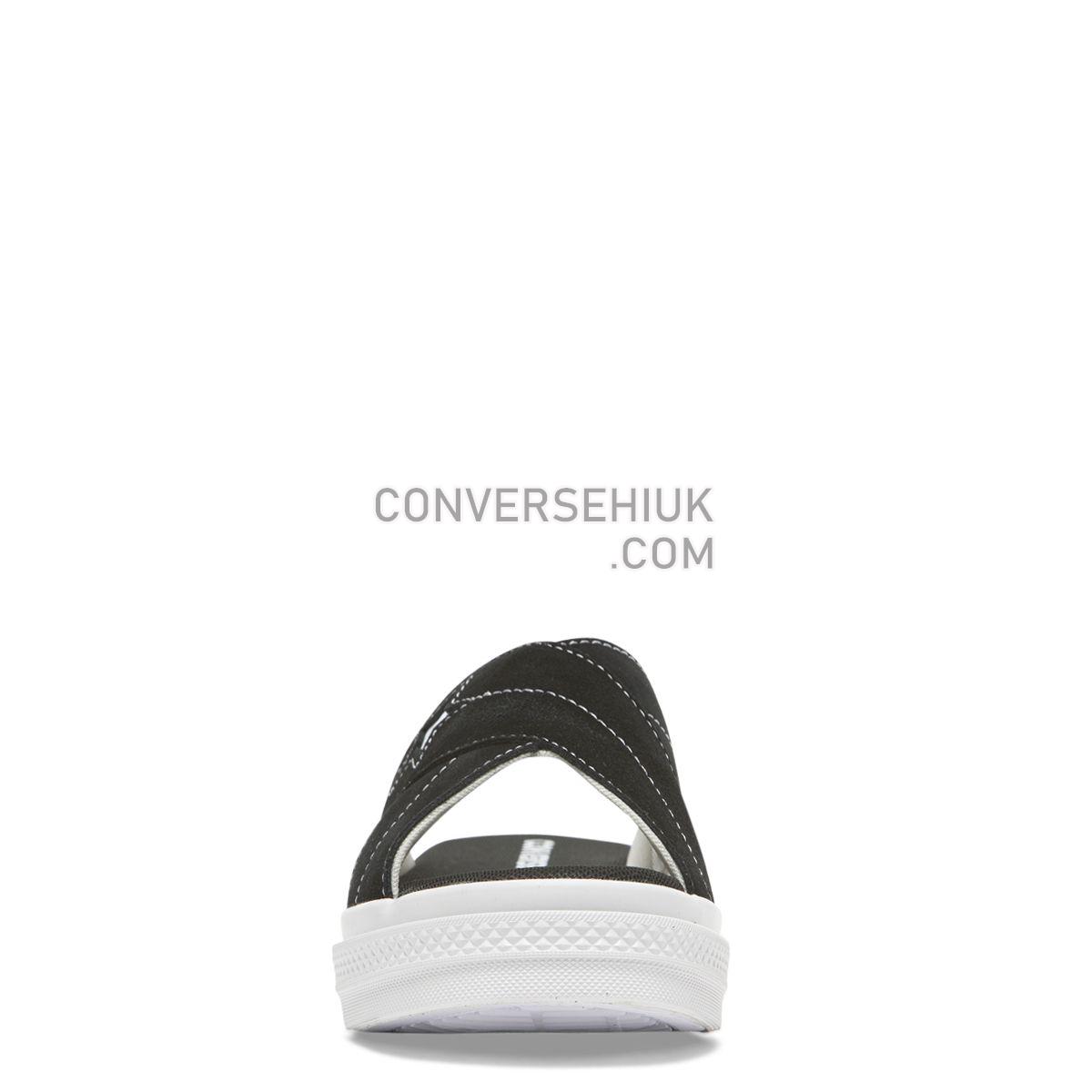 Converse One Star Sandal Slip Black Black/Egret/White 564143 Shoes